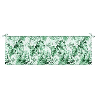 Bankkussen Blad Bladpatroon 150 x 50 x 3 cm Oxford Stof 6