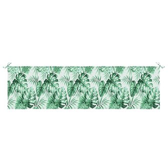 Bankkussen Blad Bladpatroon 150 x 50 x 3 cm Oxford Stof 6