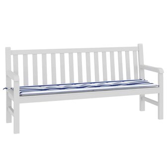 Bankkussen Gestreept Zwart Ruit 150 x 50 x 3 cm Oxford Stof 3