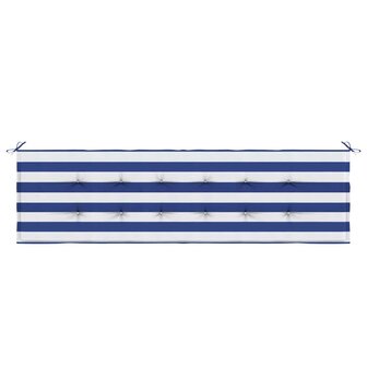 Bankkussen Gestreept Zwart Ruit 150 x 50 x 3 cm Oxford Stof 4