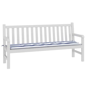 Bankkussen Gestreept Zwart Ruit 150 x 50 x 3 cm Oxford Stof 5