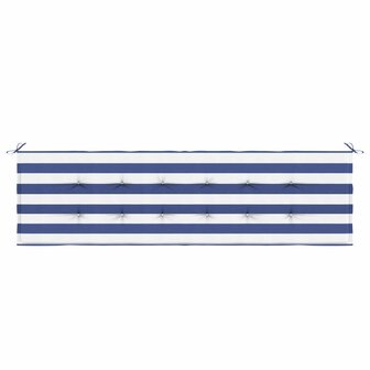 Bankkussen Gestreept Zwart Ruit 150 x 50 x 3 cm Oxford Stof 6