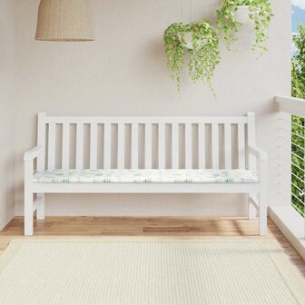 Bankkussen Blad Bladontwerp 150 x 50 x 3 cm Oxford Stof 1