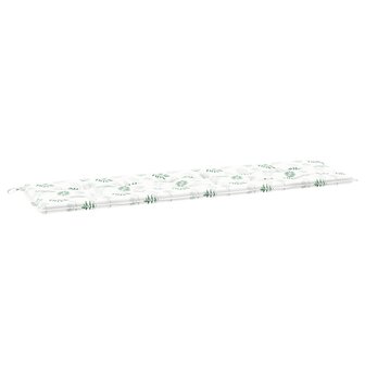 Bankkussen Blad Bladontwerp 150 x 50 x 3 cm Oxford Stof 2