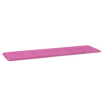 Bankkussen Effen Roze 150 x 50 x 3 cm Oxford Stof 2
