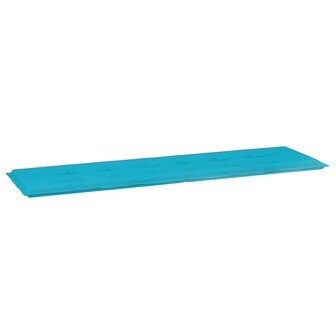 Bankkussen Effen Turquoise 150 x 50 x 3 cm Oxford Stof 2