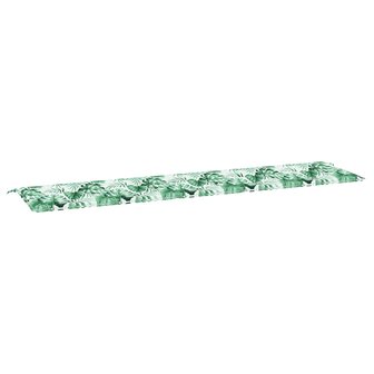 Bankkussen Blad Bladpatroon 200 x 50 x 3 cm Oxford Stof 2