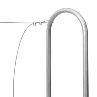 Haardhoutrek 150x25x150 cm gegalvaniseerd staal 7