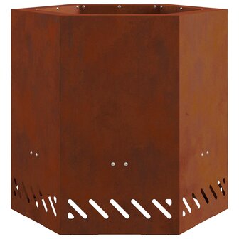 Rookloze Vuurschaal Bruin 48 x 48 x 51 cm Cortenstaal 6