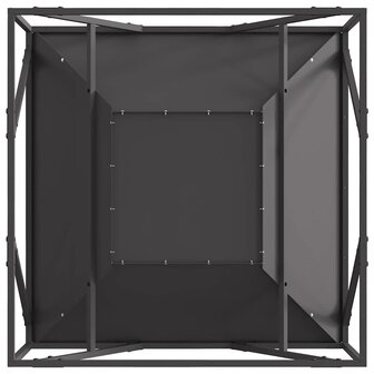 Vuurkorf Zwart 80 x 80 x 40 cm Staal 9