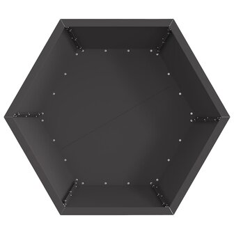 Vuurkorf Zwart 75 x 75 x 28 cm Staal 7