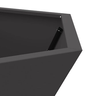Vuurkorf Zwart 75 x 75 x 28 cm Staal 8