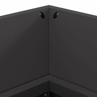 Vuurkorf Zwart 160 x 45 x 35 cm Staal 7