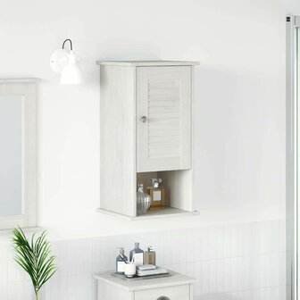 Badkamerkast met plank VIGO Wit en Antiek Wit 37 x 34 x 71,5 cm 1