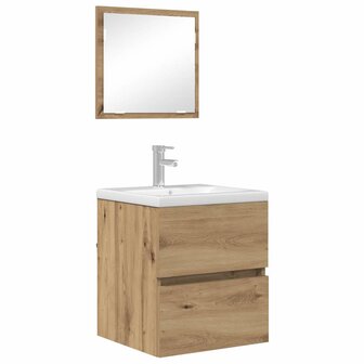 Badkamerkast Artisan Eiken 41 x 38,5 x 45 cm Bewerkt hout 3