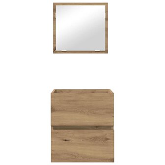 Badkamerkast Artisan Eiken 41 x 38,5 x 45 cm Bewerkt hout 8