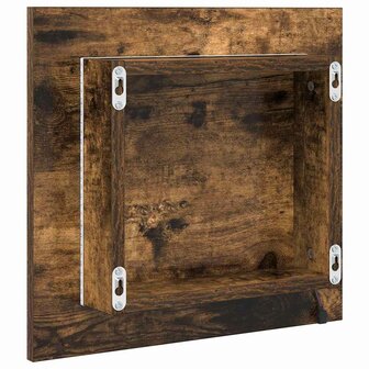 LED Badkamer Spiegel met spiegel Gerookt eiken 40 x 37 x 8.5 cm 7