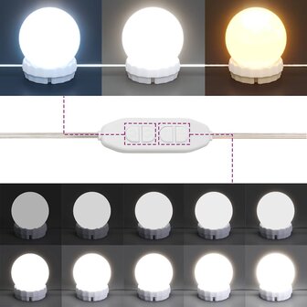 Spiegelkast met LED Artisan Eiken 90x31,5x62 cm 9