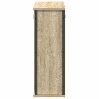 Badkamerwandkast met spiegel 50x21x60 cm sonoma eikenkleurig 7