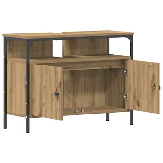 Spiegelkast Artisan Eiken 60 x 16 x 60 cm Bewerkt hout 5