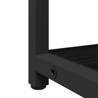 Spiegelkast met plank Zwart Eiken 60 x 16 x 60 cm Bewerkt hout 9