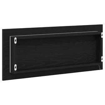 Spiegel met spiegel Zwart Eiken 90 x 8,5 x 37 cm Bewerkt hout 7
