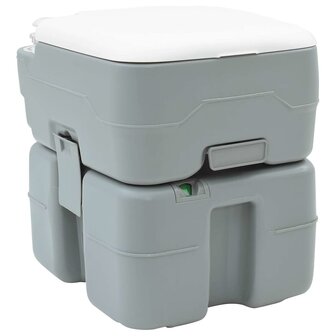 Camping Toilet Grijs 41,5 x 36,5 x 42 cm 1
