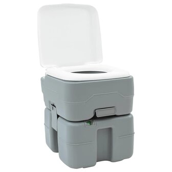Camping Toilet Grijs 41,5 x 36,5 x 42 cm 2