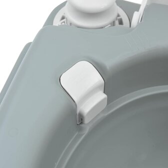 Camping Toilet Grijs 41,5 x 36,5 x 42 cm 7
