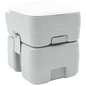 Camping Toilet Grijs 41,5 x 36,5 x 42 cm 1