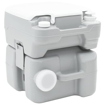Camping Toilet Grijs 41,5 x 36,5 x 42 cm 5