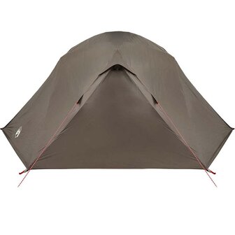 Vistent met dak Bruin 514 x 465 x 187 cm Polyester en Glasvezel 5