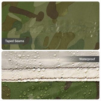 Vistent Camouflage 514 x 465 x 187 cm Polyester en Glasvezel 6