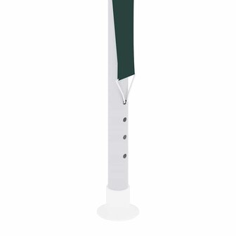 Partytent met zijwanden professioneel 90 g/m&sup2; 2,5x2,5 m groen 9