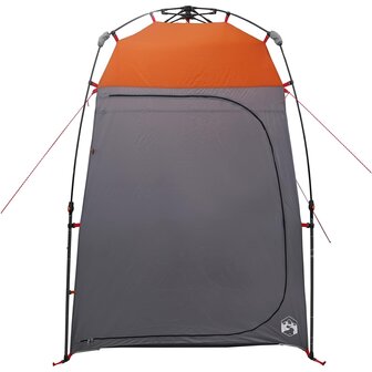 Instant Tent 2-Person Quick-Release met dak Grijs en Oranje 7