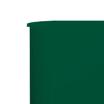 Windscherm 6-panelen 800x160 cm stof groen 4