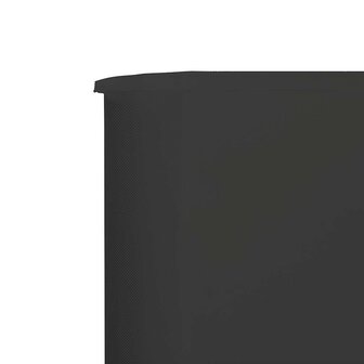 Windscherm 9-panelen 1200x160 cm stof antraciet 4