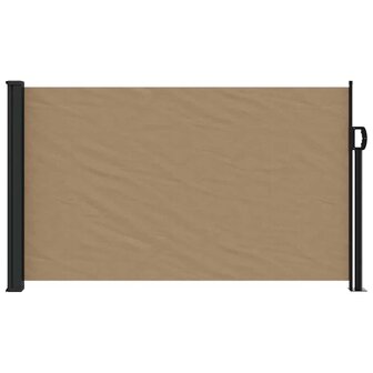 Windscherm uittrekbaar 120x500 cm taupe 3