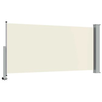Tuinscherm uittrekbaar 120x300 cm cr&egrave;mekleurig 7