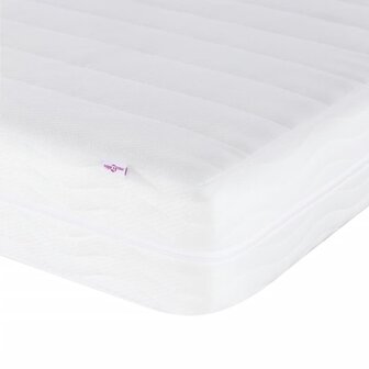 Bed met matras "Dover" stof zwart 80x200 cm 7