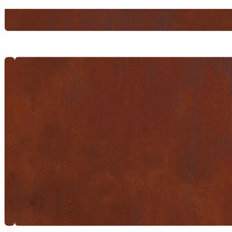 Tuinrand Roestig 450 x 0.05 x 15 cm Cortenstaal 9