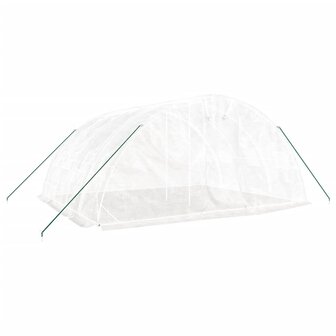 Kas met stalen frame wit 20 m&sup2; 5x4x2,3 m 3