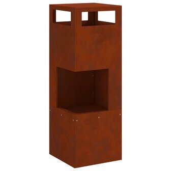 Vuurkorf Bruin 35 x 35 x 100 cm Staal 2