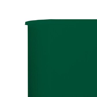 Windscherm 5-panelen 600x80 cm stof groen 4