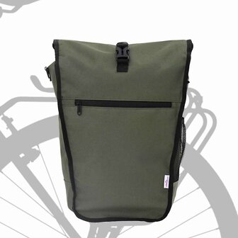 Fietstas Olijfgroen 34 x 16 x 59 cm Polyester 2