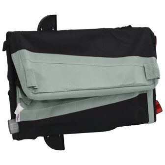 Fietstrailer 30 kg ijzer zwart en grijs 9