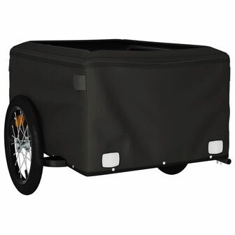 Fietstrailer 45 kg ijzer zwart en rood 8