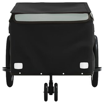 Fietstrailer 30 kg ijzer zwart en grijs 6