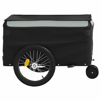 Fietstrailer 30 kg ijzer zwart en grijs 7