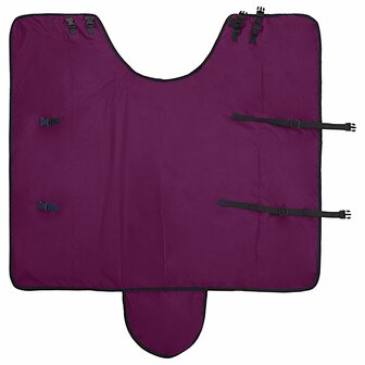 Paardendeken Donkergroen en Zwart 105 cm Polyester 6
